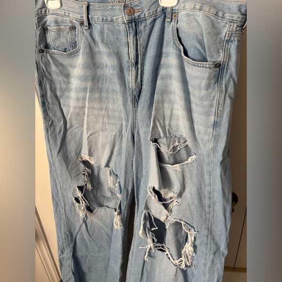 American Eagle | Supee Distressed Skater Baggy Jeans | Size 18 - Picture 3 of 6
